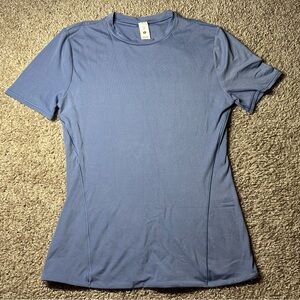 lululemon athletica Ultra-soft Nulu hip length Blue Short Sleeve tee